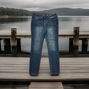 Wallflower Jeans Ultra Fit Skinny 15 (33x28) Blue Super Stretch Denim Juniors